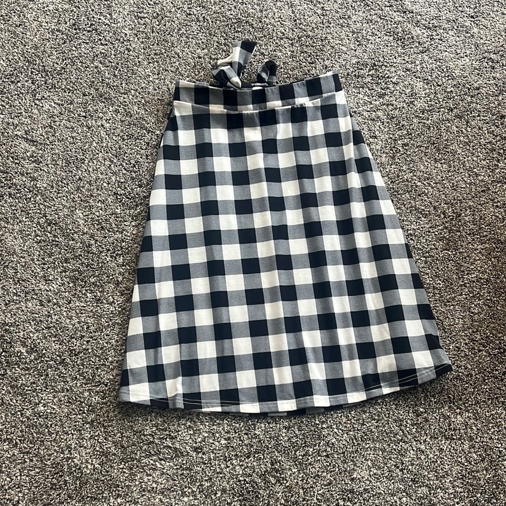 Tickled Teal Buffalo Plaid Skirt